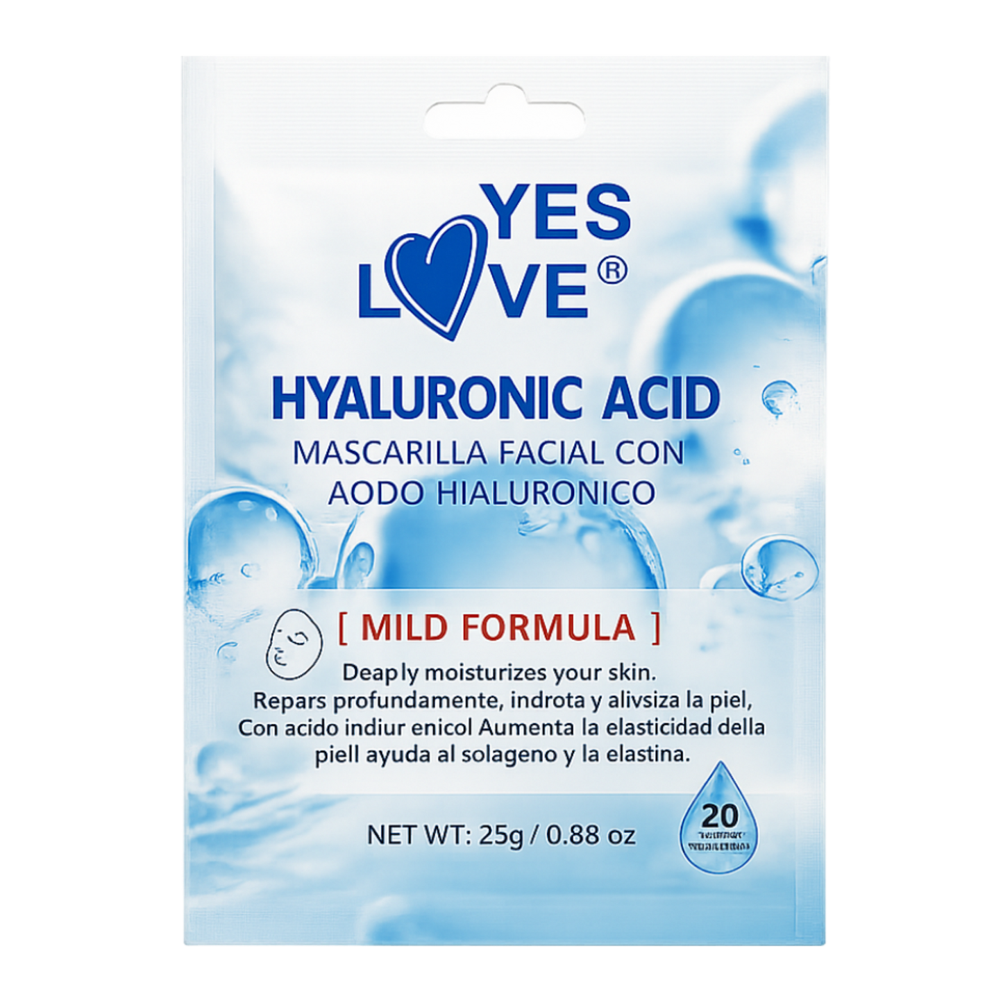 Regalo: Mascarilla Facial con Ácido Hialurónico