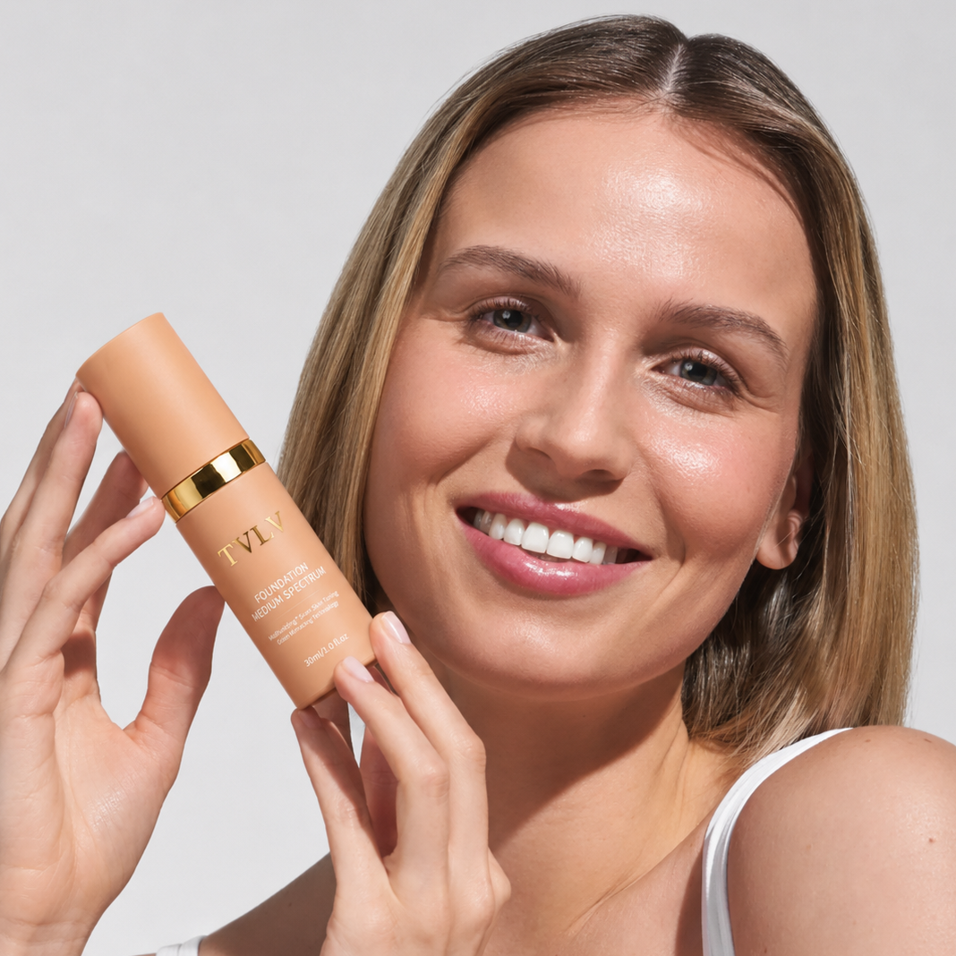 Base de Maquillaje Antiedad con SPF 50 – Se Adapta a tu Tono de Piel
