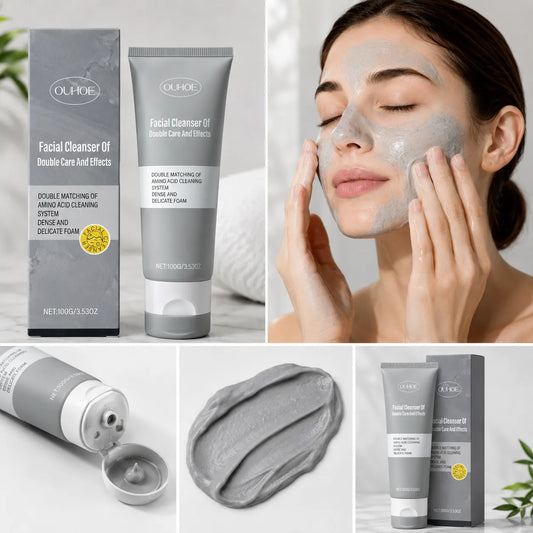 Gel limpiador facial base arcilla 100gr - OUHOE
