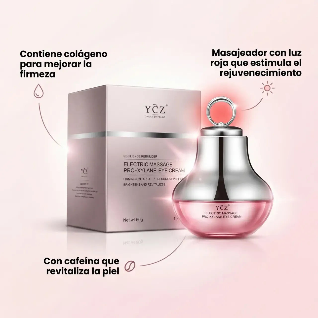 Pack Crema con Péptidos y Colágeno + Masajeador Eléctrico
