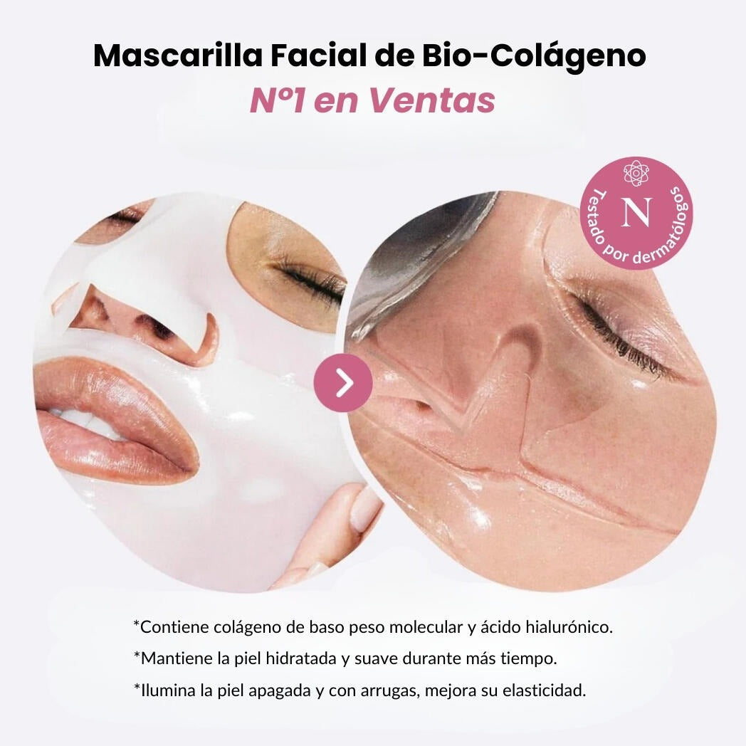 Regalo: 5 Mascarillas BIO Colágeno