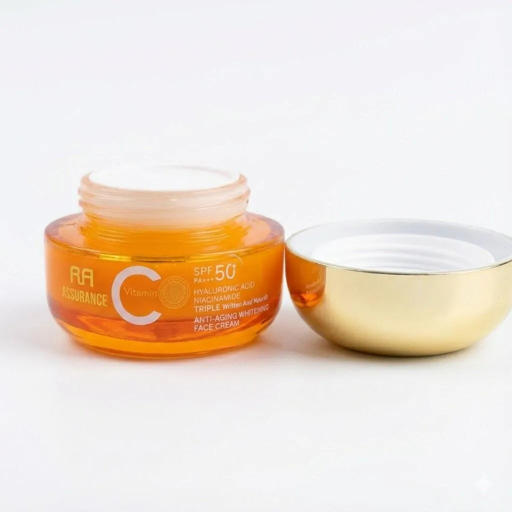 Crema Antiarrugas con ácido hialurónico, Niacinamida 2,2% + Protección Solar SPF 50